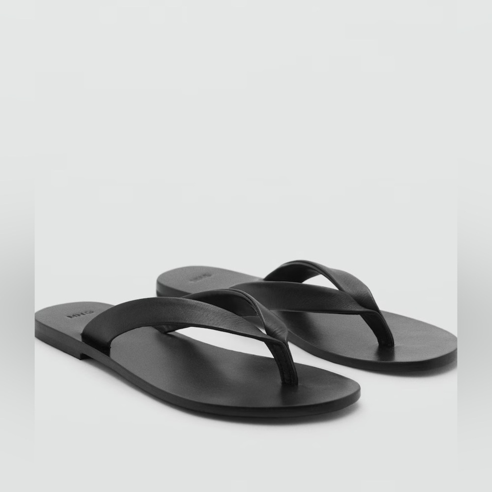Leather Straps Sandals Mango